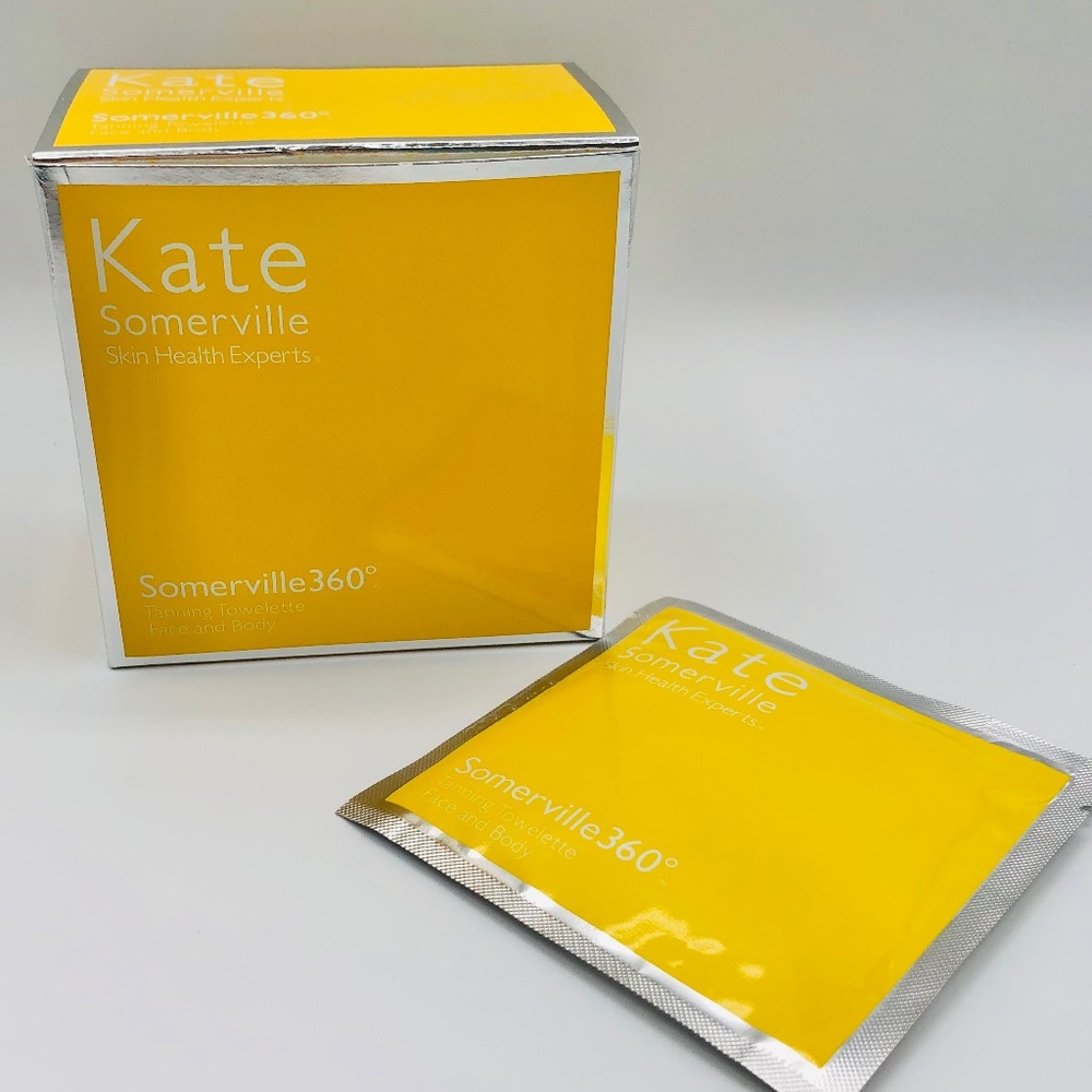 Kate Somerville Somerville 360 Face and Body Tanning Towelettes - Pack of 12_NIB